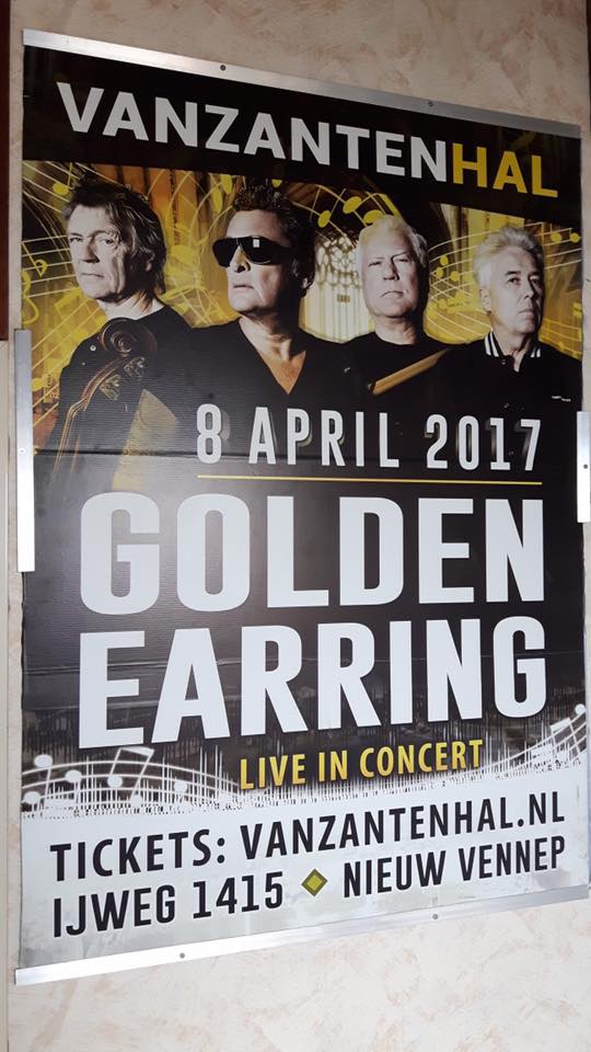 Golden Earring show ad April 08, 2017 Van Zantenhal - Nieuw-Vennep